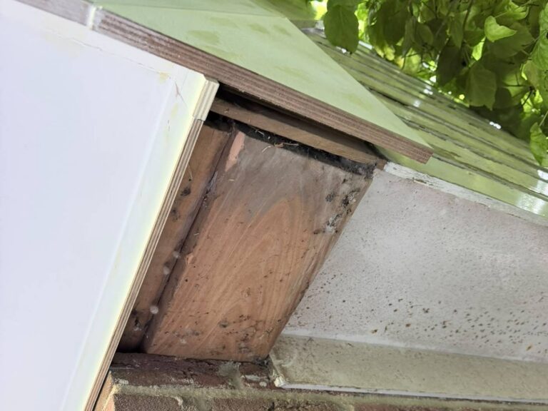 Buitenschilderwerk in Castricum door Damming Onderhoud: boeidelen, topgevel en kozijnen